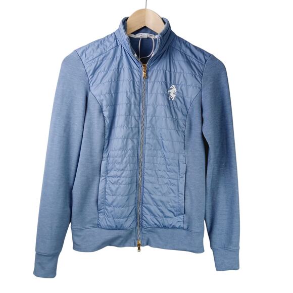 Fairway & Greene SZ XS Augusta Full Zip Quilted Golf Jacket Color: Aegean NWOT - Picture 2 of 7